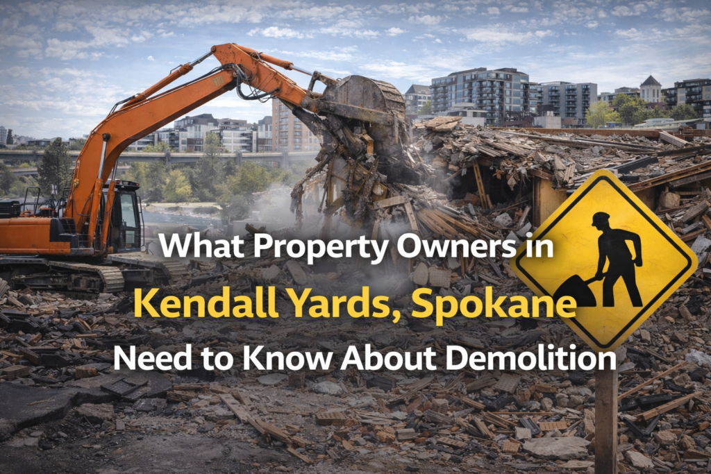 What Property Owners in Kendall Yards, Spokane Need to Know About Demolition